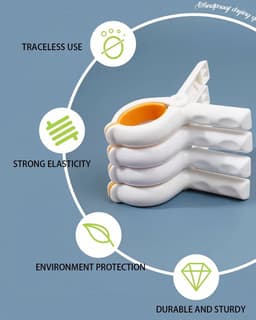 Solidchoice - 8 Stuks Grote Handdoek Klemmen voor Winddichte Handdoeken — thumbnail 4