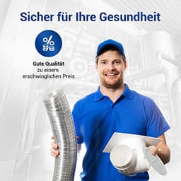 Afvoerslang 10 m 125 mm Flexibele Buis voor Luchtgeleidingssystemen en Airconditioning — thumbnail 3