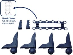 Leifheit accessoireset droogtoren - Classic Tower - 270, 340 en 450 — thumbnail 1