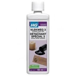 24 x HG - Wasruimte - Vlekweg 3 - Kaarsvet, Hars & Teer - 50 ml - Vlekkenverwijderaar - Kaarsvet Vlekken - Teer Vlekken - Hars Vlekken - Textiel Reiniging — thumbnail 2