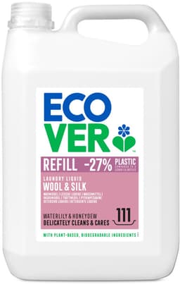 Ecover Wol en Fijnwasmiddel 111 Wasbeurten - 1 x 5 liter - Voordeelverpakking — thumbnail 2