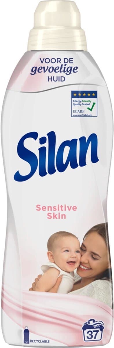 Silan Wasverzachter Sensitive 37 Wasbeurten - 6 x 851 ml - Voordeelverpakking — afbeelding 1