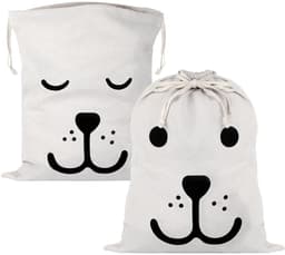 longziming -2x Waskledingzak voor Reizen – Grote Katoenen Wäschebeutel 68x48 cm met Trekkoord – Ideaal voor Vuile Kleding, Wasgoed en Opbergen Thuis of Onderweg — thumbnail 1