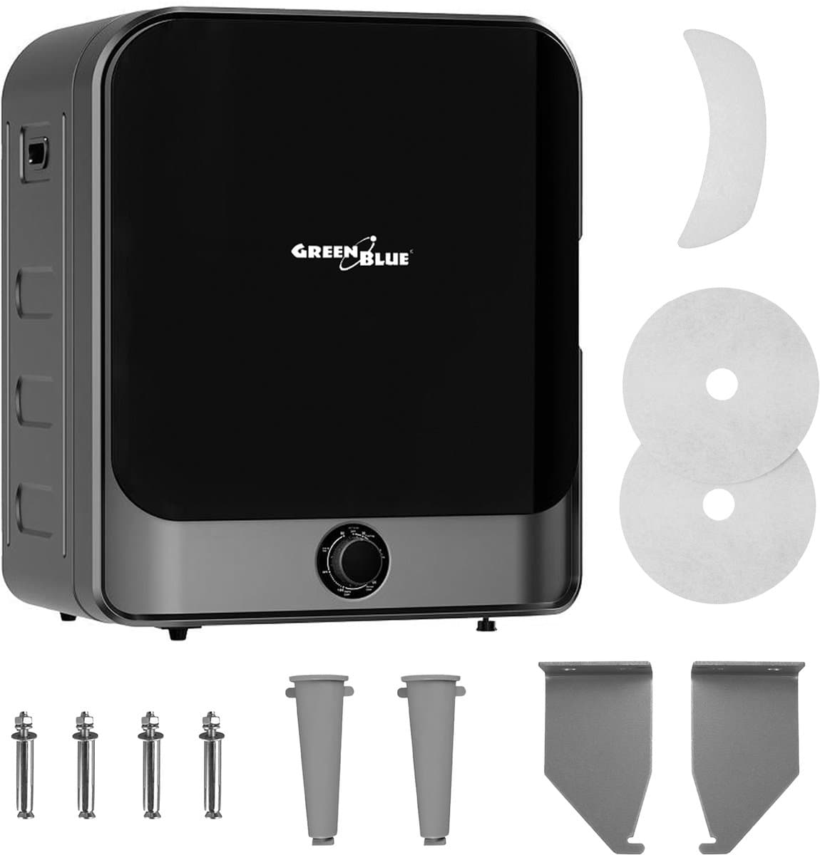 GreenBlue GB415 GR - Elektrische wasdroger - tot 3 kg - 5 droomprogramma - Grijs — afbeelding 1