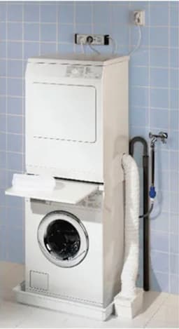 Sencys Wasmachine Lekbak - 70x70x10cm - Wit — thumbnail 2