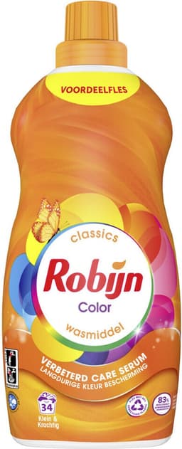 Robijn Klein & Krachtig Wasmiddel Color 34 Wasbeurten 1,19 liter — thumbnail 1