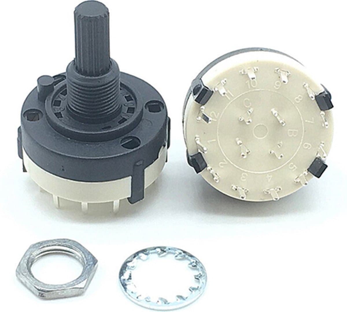 ROTARY SWITCH 4 POLE 3 POSITION RS26 — afbeelding 1