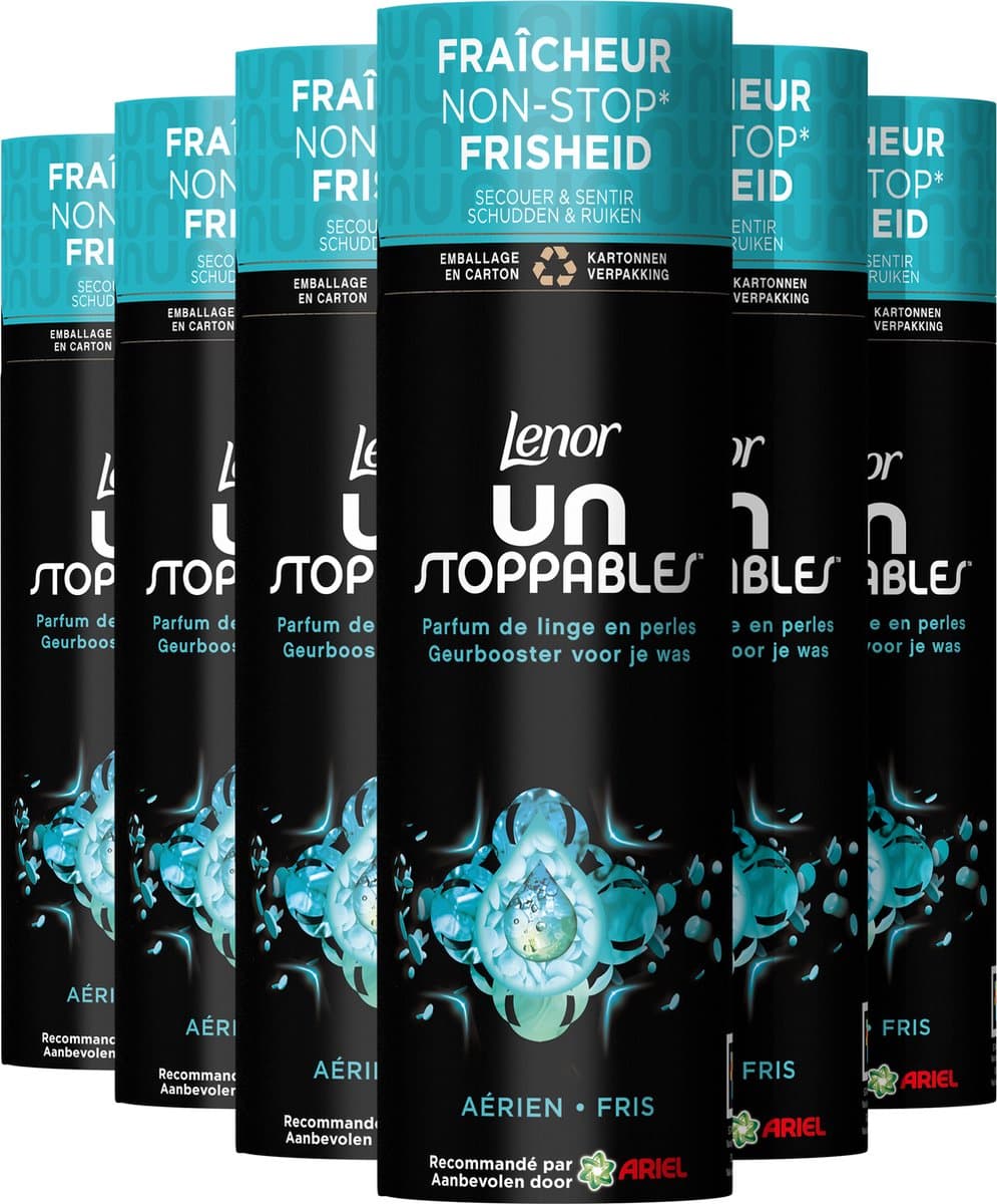 Lenor Unstoppables Geurbooster Fris - 6 x 235 gram - Wasparfum — afbeelding 1