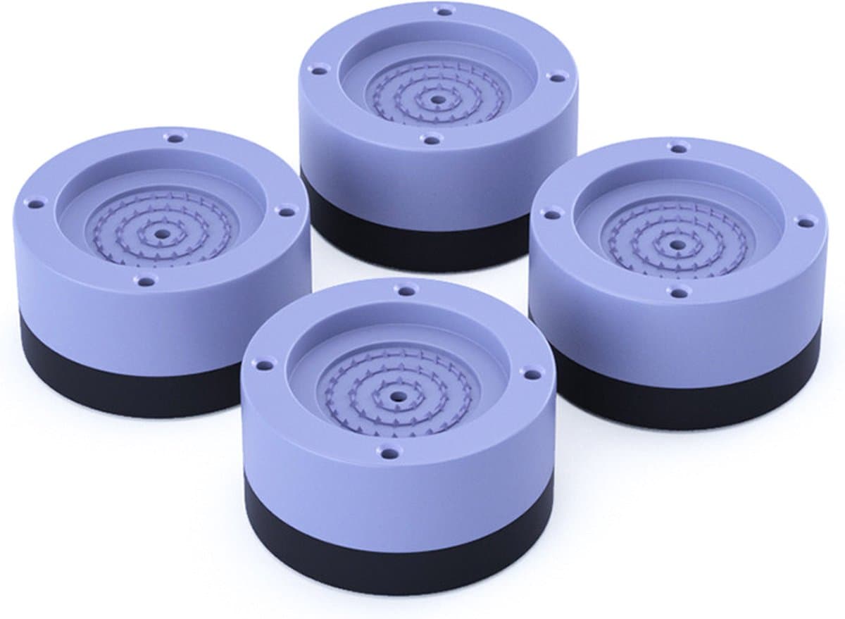 Wasmachine anti-vibratievoeten trillingsdempers voor wasmachine 4 stuks antislip voeten ter voorkoming van lawaai en wegglijden — afbeelding 1