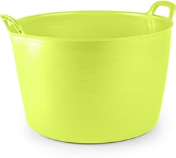 Plasticforte Flexibele kuip of emmer - groen - 75 liter - stevig kunststof - 58 x 55 cm - Afvalbak - Wasmand - Opbergmand - Extra groot — thumbnail 1