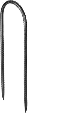 Grondanker, 304,8x82,04 Mm, U-Vorm met Een Diameter Van 8 Mm, Verzinkte Tentharingen, Grondankers, Grondnagels, Haringen, Geschikt voor Tenten, Luifels, Kamperen, Trampolines En Bloemenstandaards (8 Stuks) — thumbnail 5