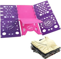 Allecto Plus - Kledingvouwplank - Roze Paars - Kinderen en Volwassenen - Wasvouwplank - Kleding Organizer — thumbnail 1