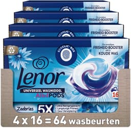 Lenor Wasmiddel Pods - Zeebries - 4 x 16 stuks — thumbnail 1