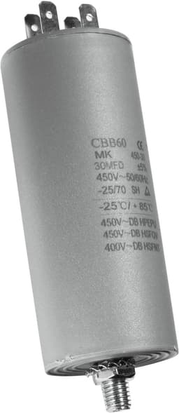 Dparts condensator 30 µF - universeel - 450V - universele aanloopcondensator - 30uf — thumbnail 1