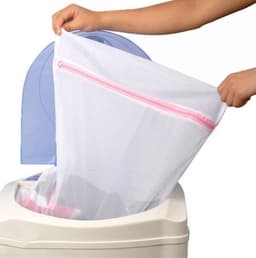 Wasnetjes - Waszak - Wasnetje - Kleine Waszak - 30/40CM - 2 stuks - Met rits - Lingerienetje - Lingeriezakje - Wasmachine netje - Veilig wassen - CHPN — thumbnail 3