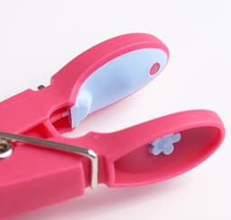 wasknijpers plastic-Knijper bloem-48 stuks blauw-geel-groen-roze-van wasknijpers — thumbnail 3