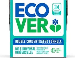 Ecover Universal - Waspods - 18 + 34 stuks - 3-in-1 werking - Dubbel geconcentreerde formule - Plantaardig & Biologisch afbreekbaar — thumbnail 3