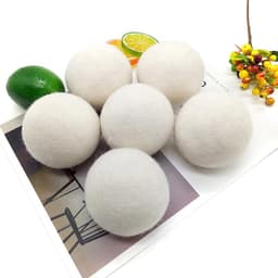 Droger Ballen Wol – Herbruikbare Wasdroger Bollen – Snellere Droogtijd – 6 stuks — thumbnail 2
