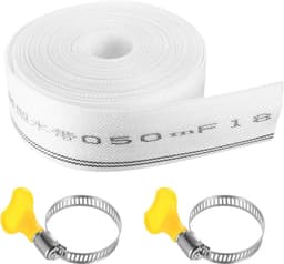 Flexibele Afvoerslang 32mm x 10m voor Dompelpomp en Vuilwater - Inclusief Klemmen — thumbnail 1