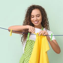 20 meter scheurvaste waslijn voor huishouden en tuin — thumbnail 2