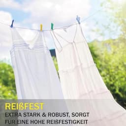 Uittrekbare Waslijn 20 Meter - Robuuste en Roestvrije Lijn voor Droogmolen en Tuin — thumbnail 2