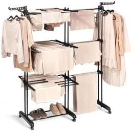 Vilde - Pionaire Droogrek - Metalen - Drie niveaus - 130x64x172 cm — thumbnail 1