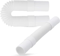 Flexibele afvoerbuis - Verbindingsslang - Afvoer Installeren - Verstelbare Hoek - 40 mm - Wit — thumbnail 5