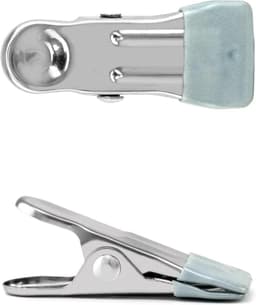 Allecta - Roestvrijstalen wasknijpers - 30 stuks - Antislipclips - Grijs - Voor sokken, schoenen, handdoek, voedselafdichting, foto's — thumbnail 4