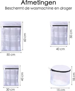 Knaak 2 In 1 Waszakken - Waszak + Packing Cube - Set Van 7 - Bescherm Je Was - Ook Travel Organizer — thumbnail 5