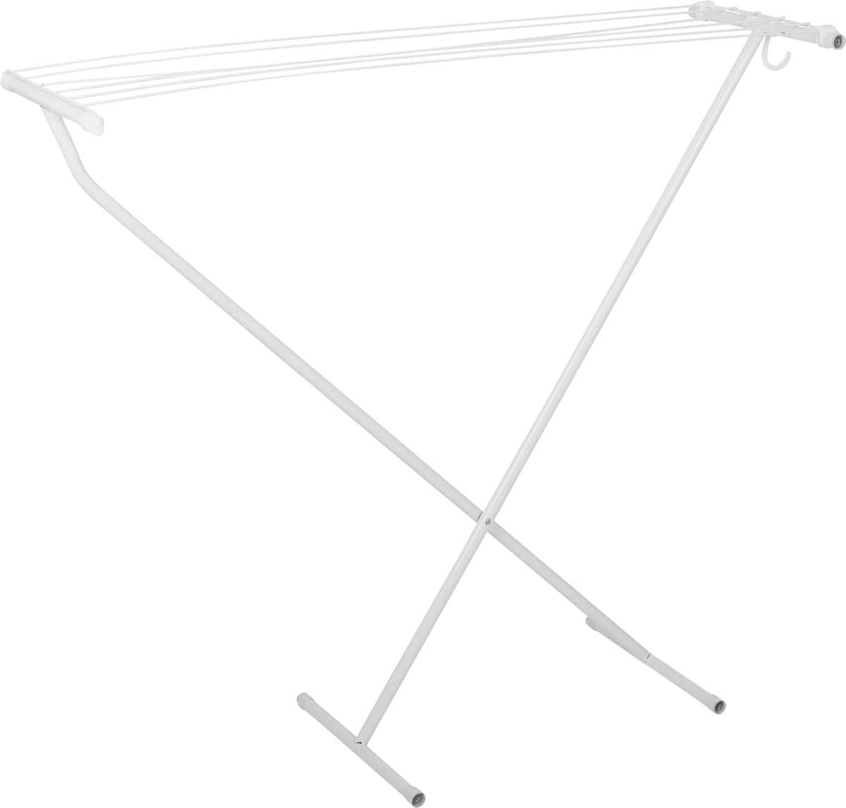 Bo-Camp - Droogrek - Compact - Staal - Schaarmodel - Wit - 5 — afbeelding 1