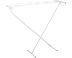 Bo-Camp - Droogrek - Compact - Staal - Schaarmodel - Wit - 5 — afbeelding 1