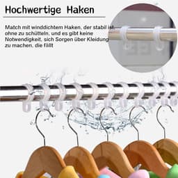 Inklapbaar staand droogrek - 130-200 cm uittrekbaar - 20 winddichte PP-haken - ruimtebesparend - roestvrij staal zilver. — thumbnail 4