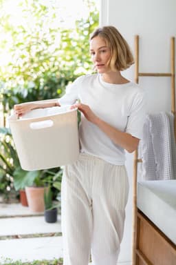 Curver Softex Wasmand met Deksel 56L + Wasmand 45L - Beige — thumbnail 3
