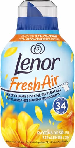 Lenor Fresh Air Zonnestralen - Wasverzachter - 6 x 34 Wasbeurten Voordeelverpakking — thumbnail 2