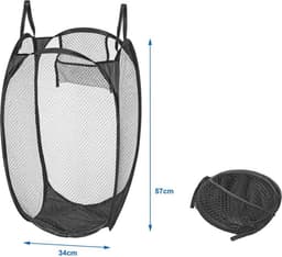 ProPlus Waszak Opvouwbaar - 34x34x57cm - Zwart — thumbnail 4