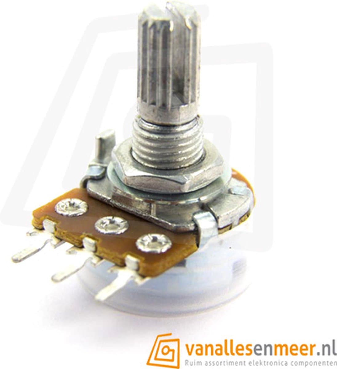 Potentiometer 100K Ohm logaritmisch A100K — afbeelding 1