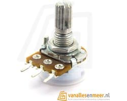 Potentiometer 100K Ohm logaritmisch A100K
