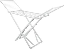 Inklapbaar Droogrek Universeel Wasrek voor in de Badkamer/Tuin/Slaapkamer/Balkon - 116 x 185 x 56 cm — thumbnail 2