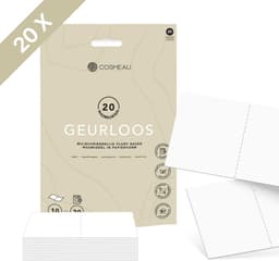 Natuurlijke Wasmiddel Wasstrips 20 Wasbeurten - Geurvrij Geurloos - Wasvellen - Wasdoekjes - Detergent Sheets - Proefpakket — thumbnail 1