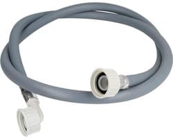 Wasmachine slang aanvoerslang 3,00 mtr.  3/4" recht - 3/4" haaks