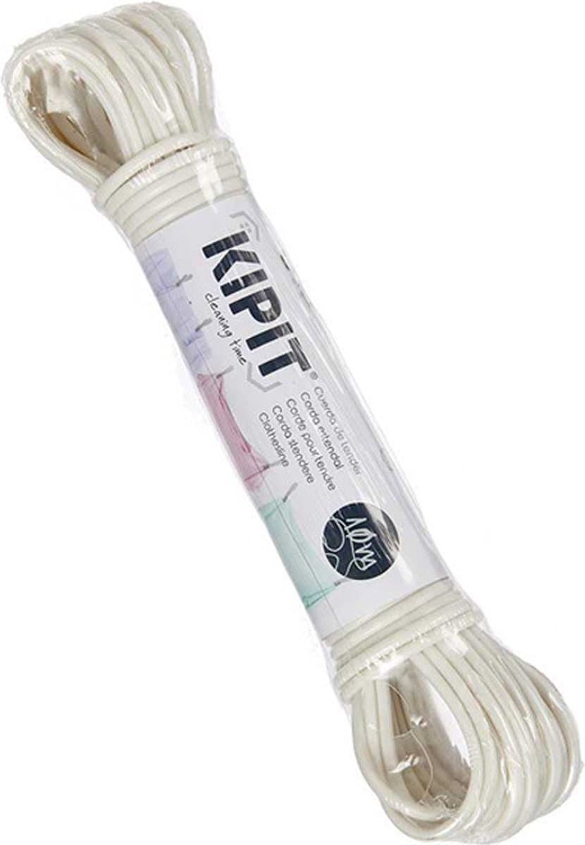 Kipit Waslijn - 10 meter - PVC - wit - drooglijn / waslijndraad — afbeelding 1