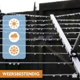 LaundrySpecialist Waslijn - Waslijndraad - Wasdraad - Waslijndraad met stalen kern - 35 meter met stalen kern - Blauw — thumbnail 3