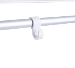 FIBILA Opvouwbaar Kledingrek - Wanddroogrek- Wasrek - Droogrekken- Kleding Organizer - 7 Droogstaven - Ruimte Aluminium & ABS - Onzichtbaar Vouwbaar Design - Ruimtebesparend & Multifunctioneel - Voor Slaapkamer, Badkamer & Balkon — thumbnail 5