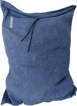 Bluvardi Katoenen waszak -XL - met trekkoord - Blauw — thumbnail 2