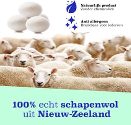 Casa Calma® Drogerballen - Wasdroger - Wasverzachter - Droger Ballen - 6 Stuks - Schapenwol - Energie Besparen — thumbnail 3