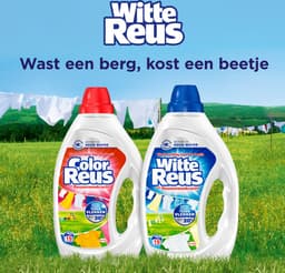 Witte Reus Gel - Vloeibaar Wasmiddel - Witte Was - Grootverpakking - 100 Wasbeurten — thumbnail 3