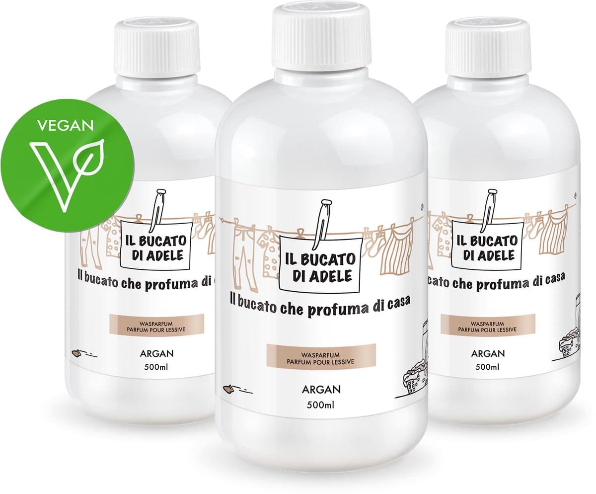 Il Bucato di Adele Wasparfum - Italiaanse Was Parfum - Argan 3x 500ml — afbeelding 1