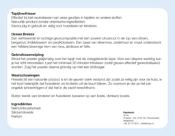 Tapijtverfrisser - Ocean Breeze - 2 KG - Neutraliseert vieze geurtjes - Langdurige geurbeleving - Veilig in gebruik - Natuurlijk product - Textiel verfrisser — thumbnail 2