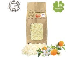 Marseille zeepvlokken sinaasappelbloesem | 1 kg | Ecologisch en Milieuvriendelijk | Le Serail | Multifunctioneel | Puur natuur