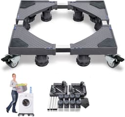 Wasmachine Onderstel - 45-75 cm - 8 Voeten - 4 Wielen - 300 kg — thumbnail 1